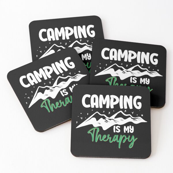Item preview, Camping is my Therapy Camper Outdoor Lovers designed and sold by Nzgiftsandmore.