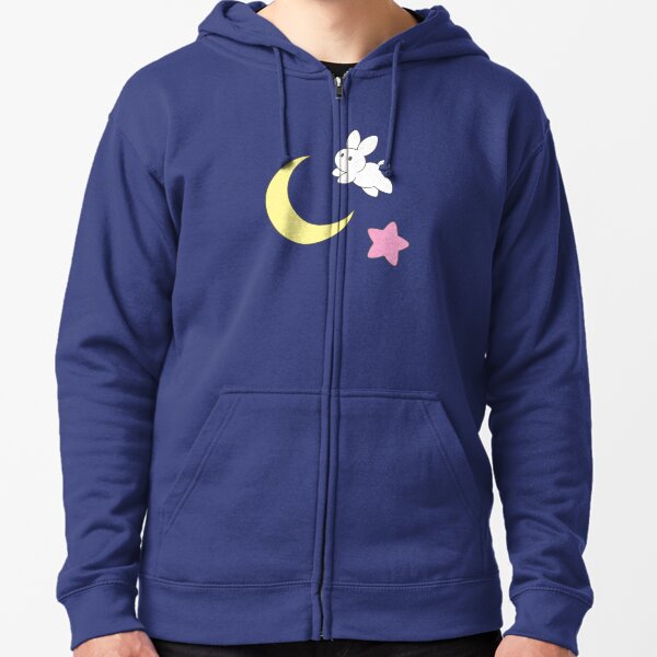 Rabbit of the Moon Zipped Hoodie