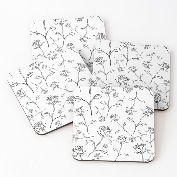 Item preview, Line drawing rose designed and sold by apis-florea.