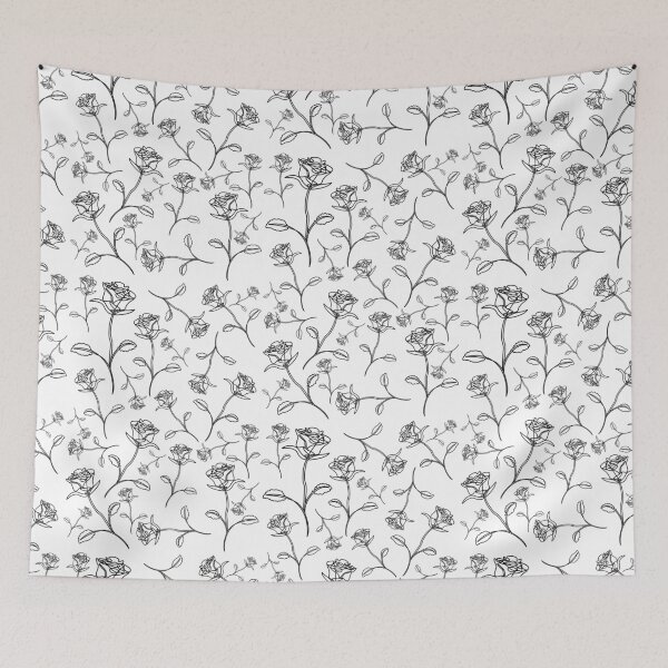 Item preview, Line drawing rose designed and sold by apis-florea.