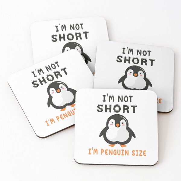 Item preview, Fuuny animalI'm Not Short I'm Penguin Size ,gift idea for lovers Penguin designed and sold by Mac Store.