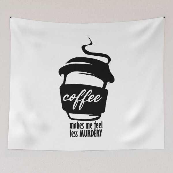 Item preview, coffee makes me feel less murdery designed and sold by UrahGo.