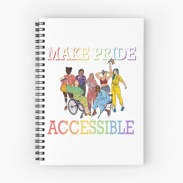 Item preview, Make Pride Accessible designed and sold by NewtandThistle.