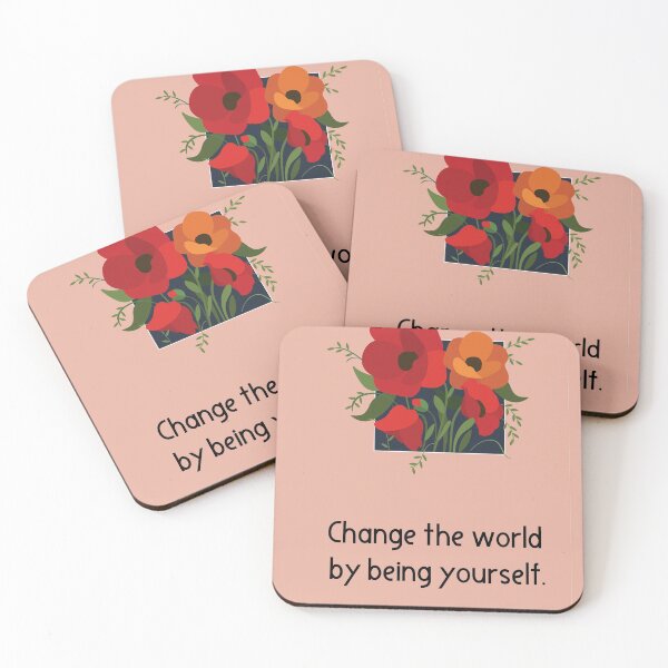 Item preview, Change the world  by being yourself. designed and sold by djozefo.