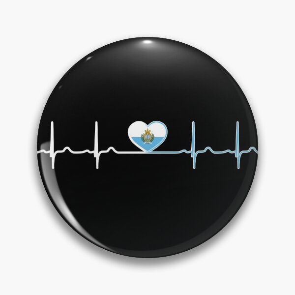 Item preview, Heartbeat San Marino designed and sold by Heartbeatsalad.