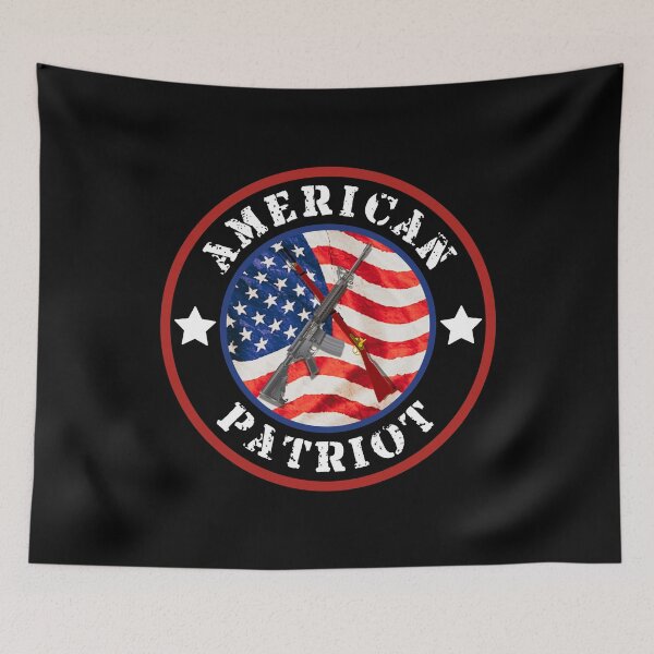 Item preview, America Patriot Flag Musket AR Design  designed and sold by MojaveTradePost.