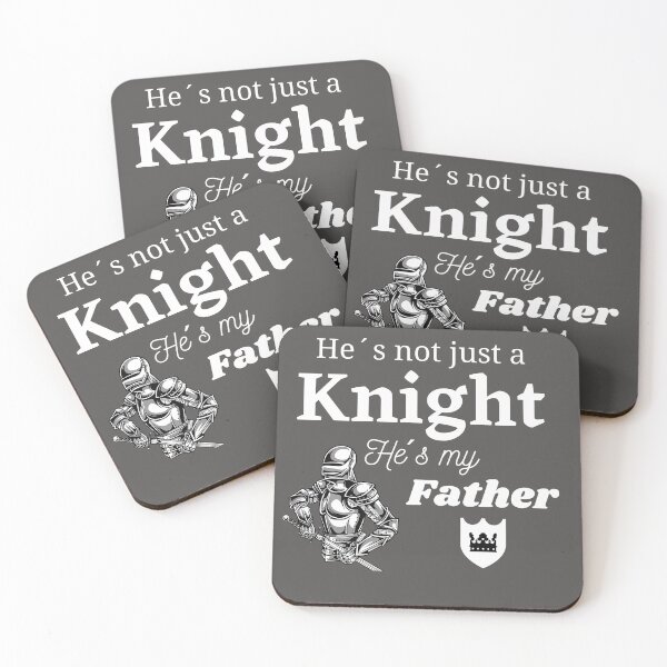 Item preview, As strong as a medieval knight is my father and my mentor designed and sold by Georgeox.