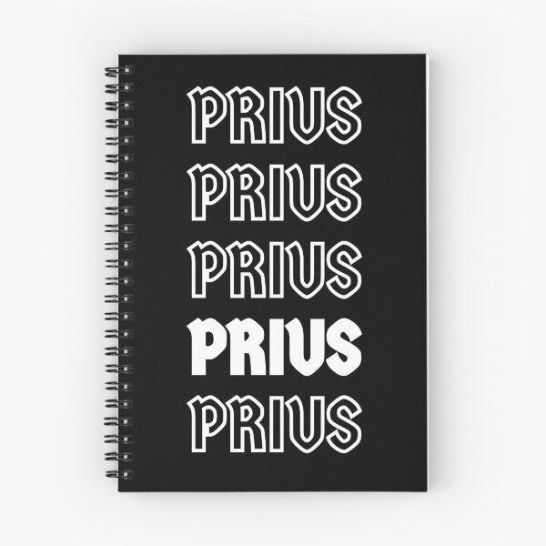 Item preview, Toyota Prius text design repeat black and white designed and sold by Jdm-Knights.