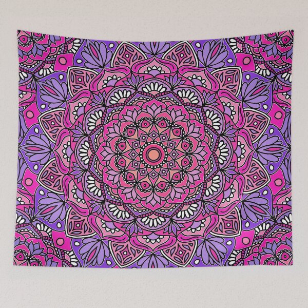 Item preview, Pink and Purple Mandala designed and sold by Julie Erin Designs.