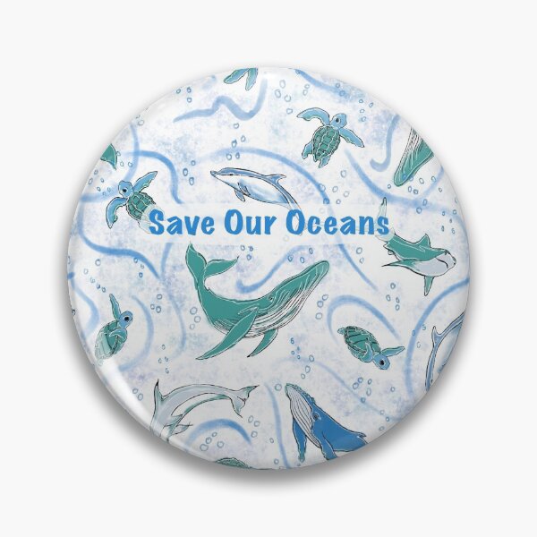 Item preview, Save Our Oceans, Love Our Oceans designed and sold by monkeypawprints.
