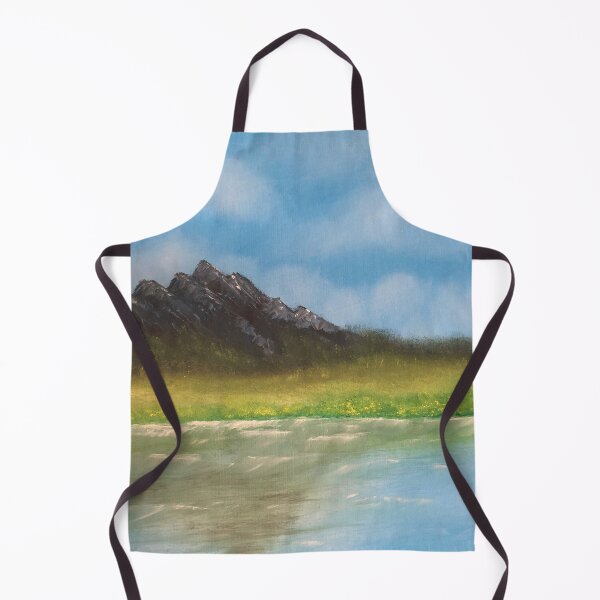Item preview, Wildflower Shore Landscape Oil Painting designed and sold by JHermanRussell.