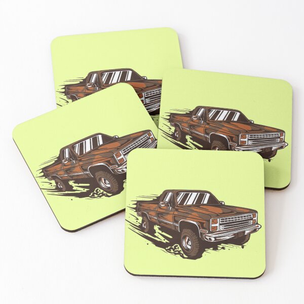 Item preview, Truck 4*4 vehicle illustration muscular designed and sold by Sovik Goswami.