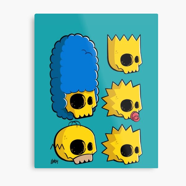 Homer Simpson Metal Prints Redbubble