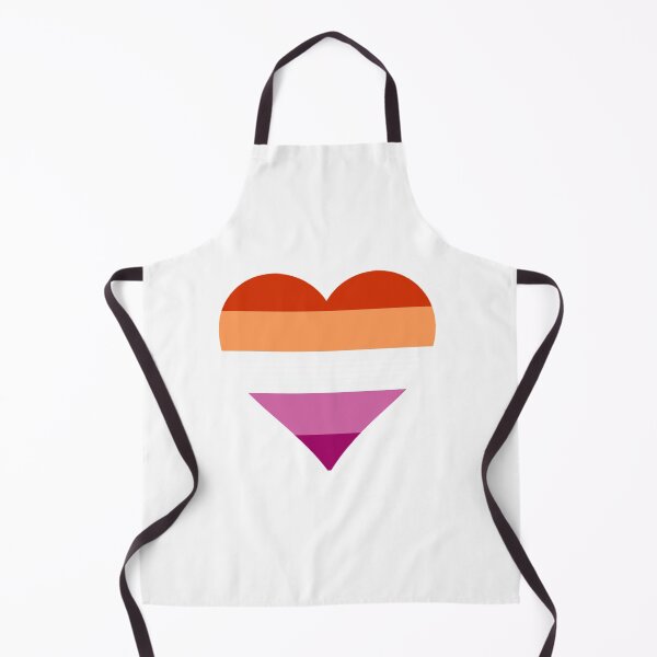 Item preview, Lesbian Pride Heart designed and sold by Friend of Frogs.