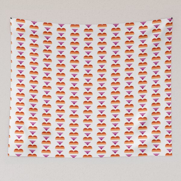 Item preview, Lesbian Pride Heart designed and sold by Friend of Frogs.