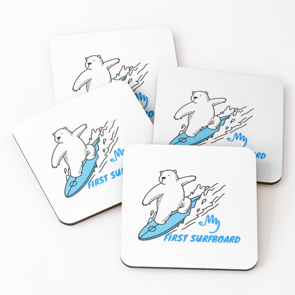 Item preview, My First Surfboard Tshirt designed and sold by Martimad.