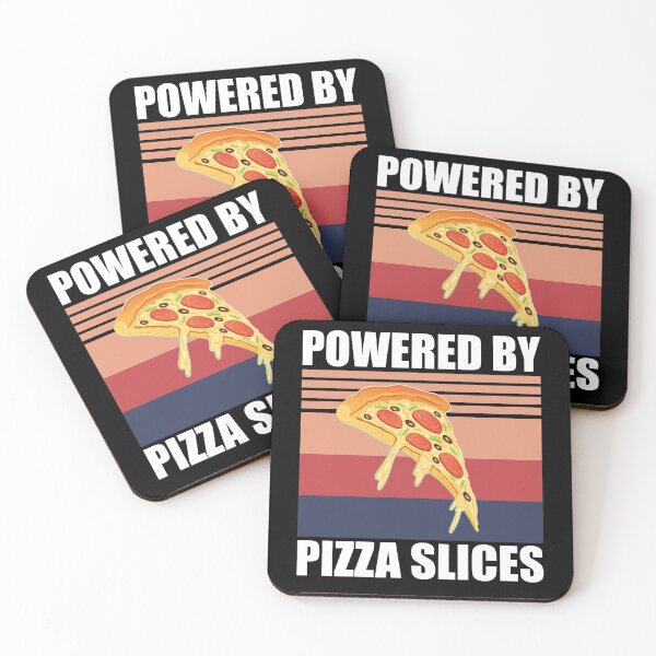 Item preview, Powered By Pizza Slices designed and sold by YOUR SHOP.