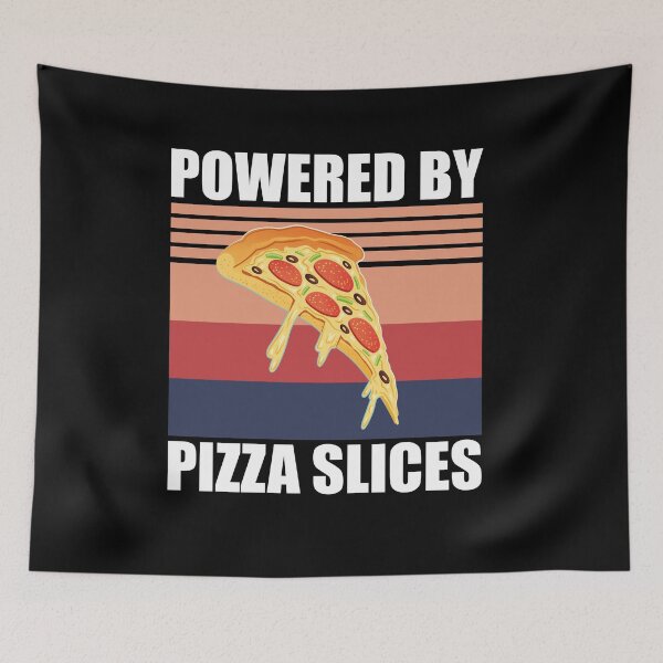 Item preview, Powered By Pizza Slices designed and sold by YOUR SHOP.