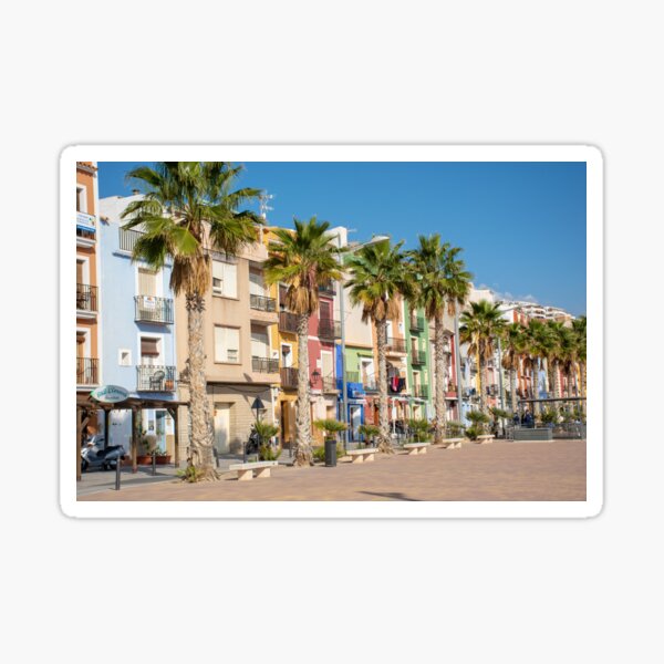 Colorful houses Sticker