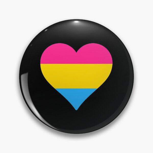 Item preview, Pansexual Pride Heart designed and sold by Friend of Frogs.