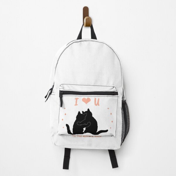 Item preview, I LOVE YOU TO THE MOON & BACK - lovely cats designed and sold by BadihanKhaled.