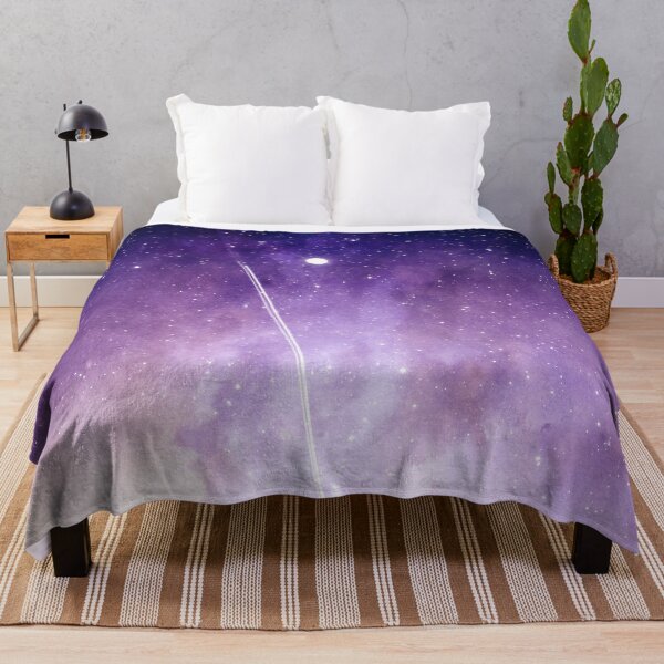 Item preview, Purple dream galaxy space Throw Blankets designed and sold by JD369.