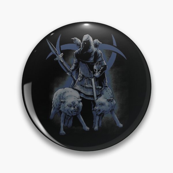 Item preview, Norse Odin Mythology Viking Allfather Geri Freki Huginn Muninn designed and sold by BluePagan.