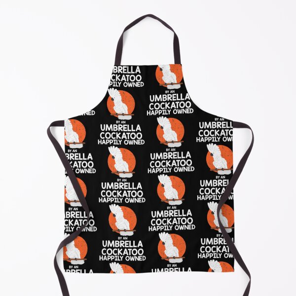 Item preview, Parrot Lover Happily Owned By An Umbrella Cockatoo print designed and sold by jakehughes2015.