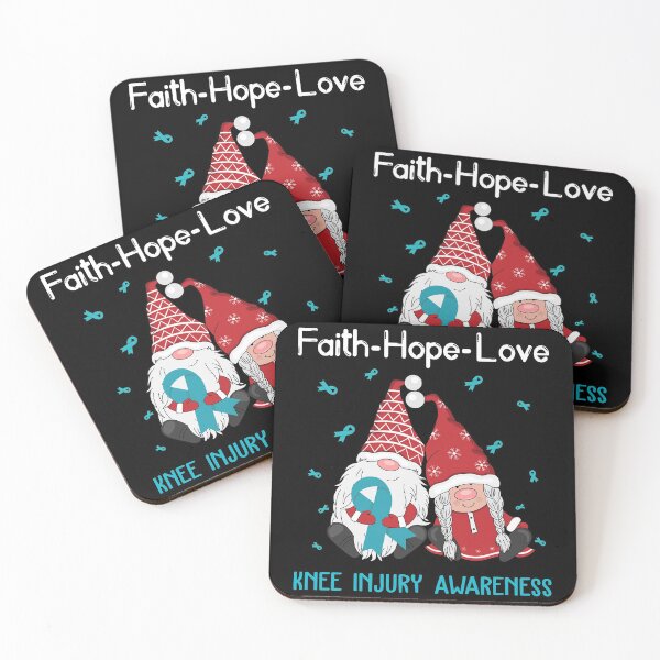 Item preview, Faith Hope Love Knee Injury Awareness designed and sold by Sabfit.