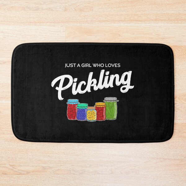 Item preview, Funny Just A Girl Who Loves Pickling graphic designed and sold by jakehughes2015.