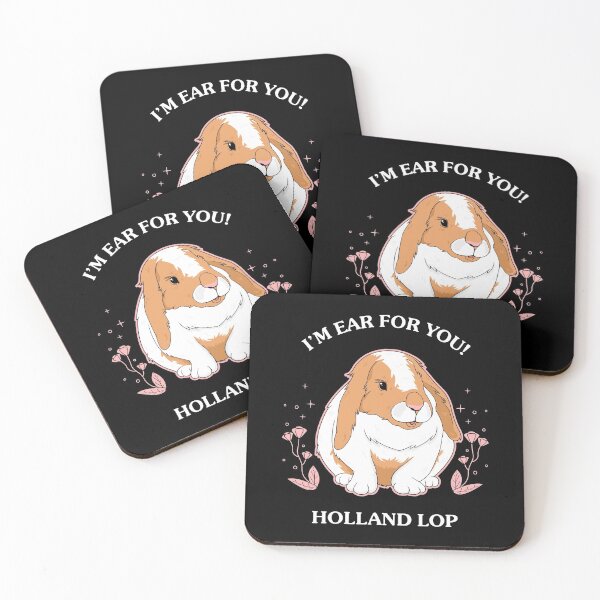Item preview, Funny Ear For You Holland Lop Bunny Rabbit Pun design designed and sold by jakehughes2015.