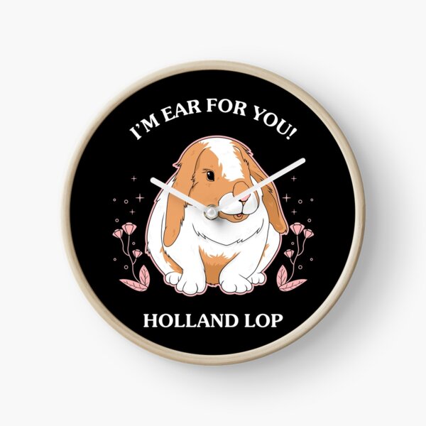 Item preview, Funny Ear For You Holland Lop Bunny Rabbit Pun design designed and sold by jakehughes2015.