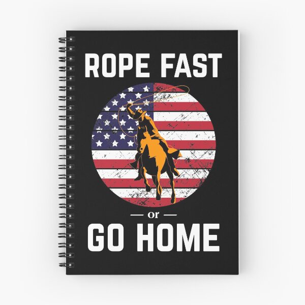 Item preview, Fearless Us Flag Rodeo Cowboy Roper Calf Roping print designed and sold by jakehughes2015.