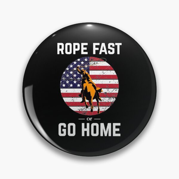 Item preview, Fearless Us Flag Rodeo Cowboy Roper Calf Roping print designed and sold by jakehughes2015.