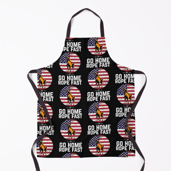 Item preview, Fearless Us Flag Rodeo Cowboy Roper Calf Roping print designed and sold by jakehughes2015.