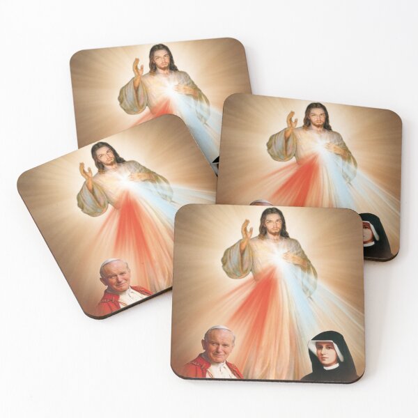 Item preview, Divine Mercy, St. Faustina, Pope John Paul II designed and sold by AMDG Line.