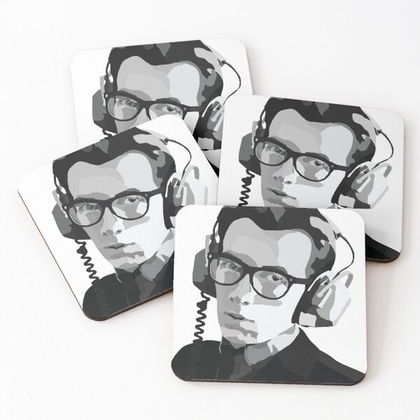 Item preview, Elvis Costello Black and White Illustration designed and sold by blue jean graphics :).