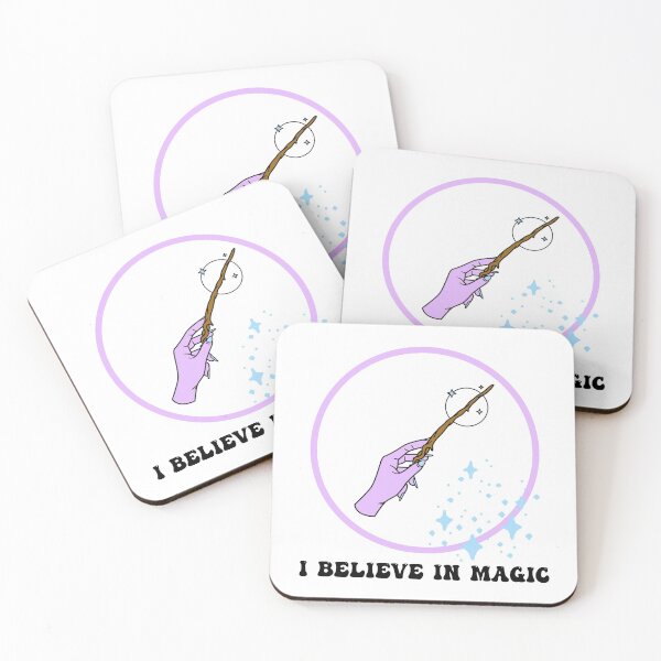 Item preview, I Believe In Magic Wand Full Moon Quote designed and sold by Natasha Rolfe.