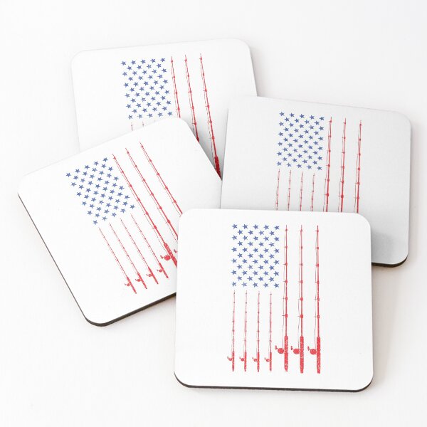 Item preview, American Flag Patriotic Fishing Pole Fishermans Design designed and sold by tshirtexpressiv.