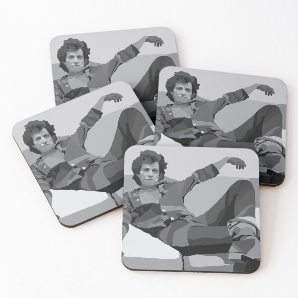 Artikelvorschau, Keith Richards Schwarz-Weiß-Illustration entworfen und verkauft von blue jean graphics :).