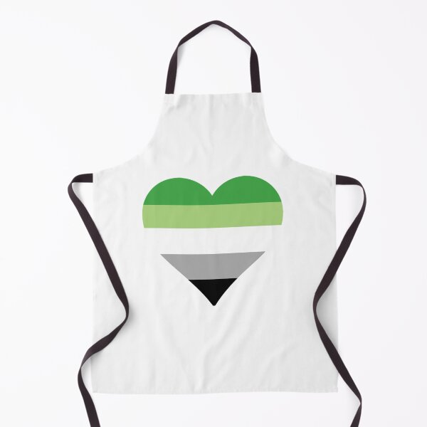 Item preview, Aromantic Pride Heart designed and sold by Friend of Frogs.