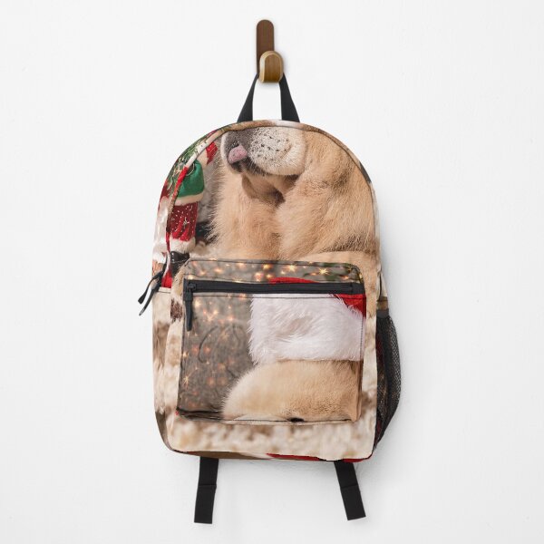 Item preview, Dog with Santa Claus and snowmen designed and sold by Christmas Wish.