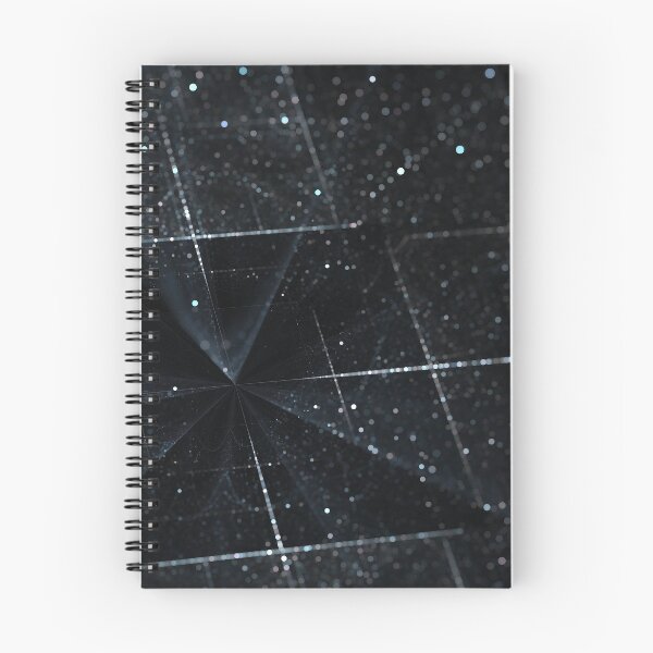 Item preview, White fractal on black background designed and sold by HauntedMammoth.