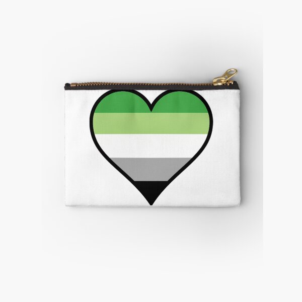 Item preview, Aromantic Pride Heart designed and sold by Friend of Frogs.