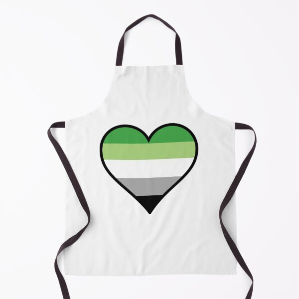 Item preview, Aromantic Pride Heart designed and sold by Friend of Frogs.