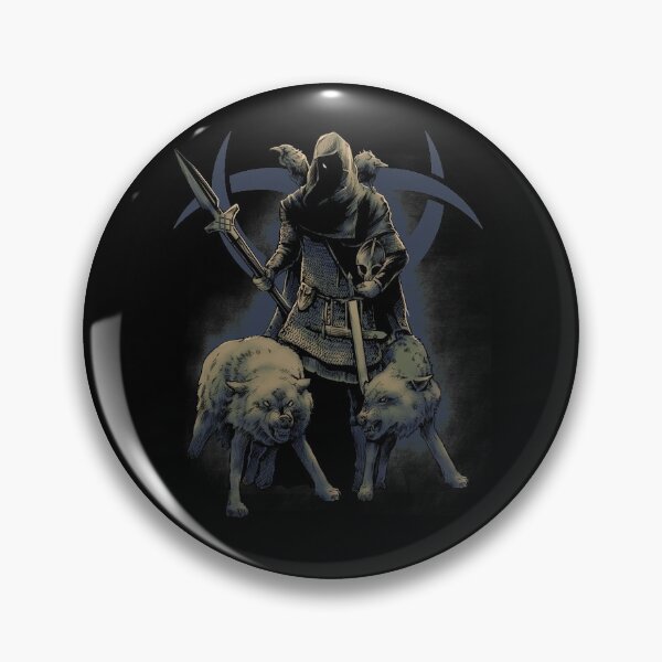 Item preview, Norse Mythology Odin Viking Allfather Geri Freki Huginn Muninn designed and sold by BluePagan.