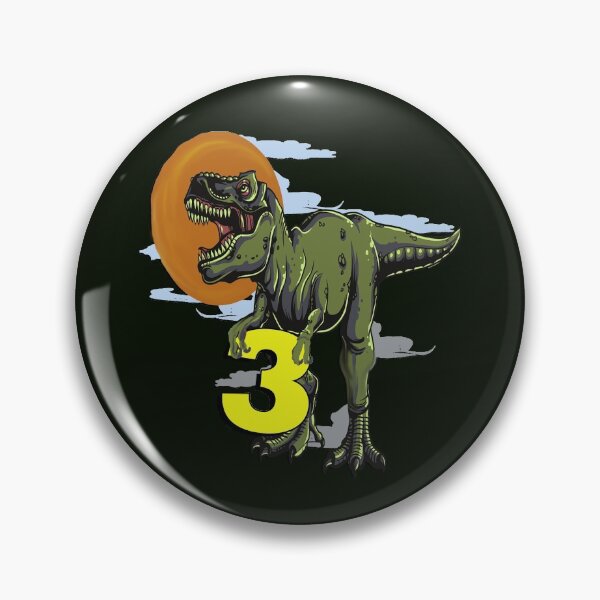 Item preview, T-Rex Third Birthday Fun Dino Lover 3rd Bday Graphic Design Gifts Dinosaur designed and sold by Cute & Sassy Custom Gifting Boutiques.