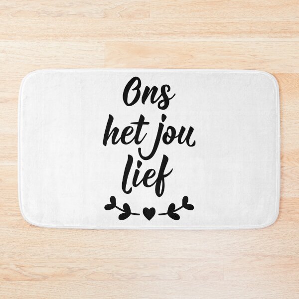 Item preview, Ons het jou lief. We love you - Afrikaans text. lettering.  designed and sold by pidzam4e.