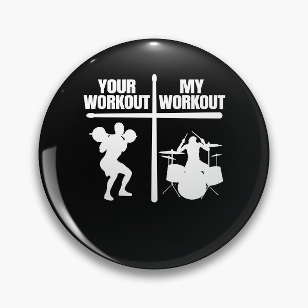 Item preview, Your Workout My Workout Funny Drummer Gift Drums designed and sold by Stronzi.