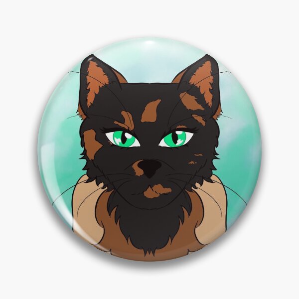 Item preview, Black Speckled Cat with Green Eyes: Turquoise Background designed and sold by LoveLongLetter.
